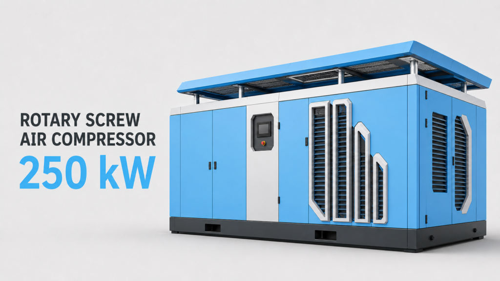 250kW 유냉식·공냉식 영구자석 변주속 스크류형 공기압축기